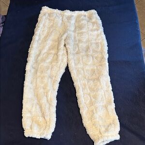 Cozy Cream Pajama Pants